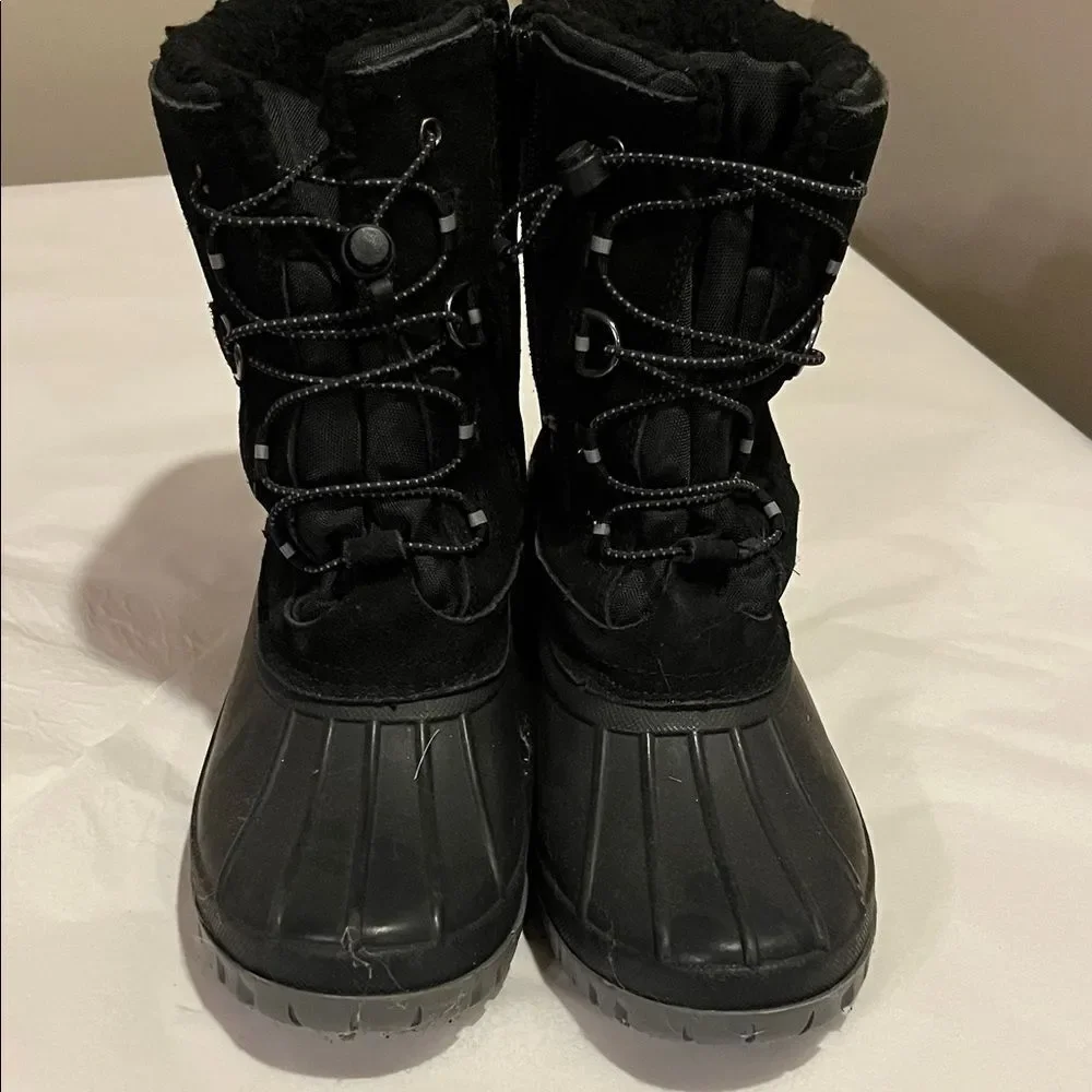 Lands' End Black Winter Boots